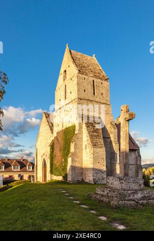 Geografia / viaggi, Francia, Normandia, chiesa storica di Saint-Martin de Criqueboeuf, DIRITTI AGGIUNTIVI-CLEARANCE-INFO-NON-DISPONIBILE Foto Stock