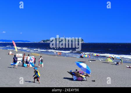 Kanagawa, Tsujido Beach Foto Stock