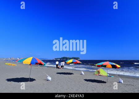 Kanagawa, Tsujido Beach Foto Stock