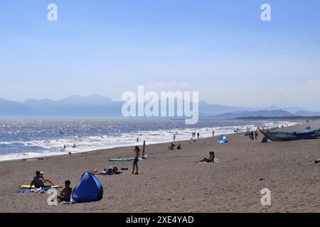 Kanagawa, Tsujido Beach Foto Stock