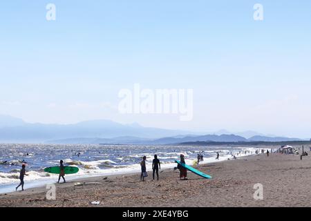 Kanagawa, Tsujido Beach Foto Stock