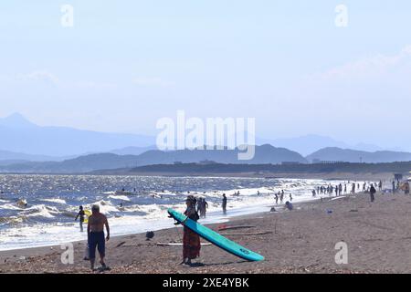 Kanagawa, Tsujido Beach Foto Stock