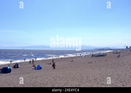 Kanagawa, Tsujido Beach Foto Stock