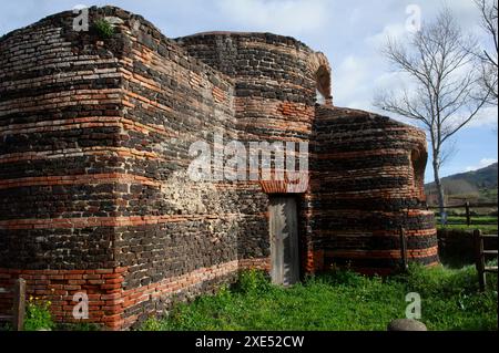 11 gennaio 2023 - Italia, Sardegna, Sassari, Siligo, la chiesa bizantina del VII-IX d C di nostra Signora di Mesumundu dedicata a Santa Maria di Bubal Foto Stock