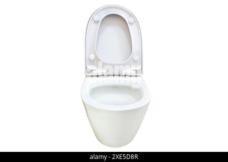 Apri WC a filo bianco Foto Stock