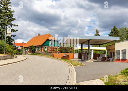 Foto di Schielo nella città di Harz Harzgerode Foto Stock