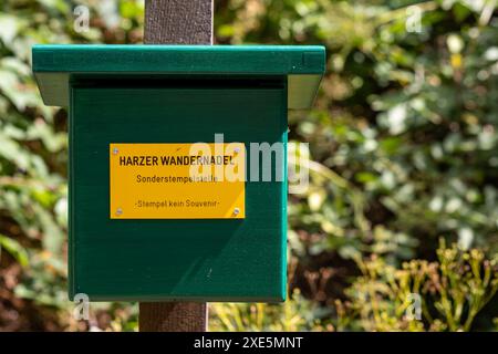 Immagini impressioni da Schielo nella città di Harz Harzgerode Foto Stock