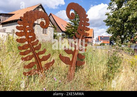 Immagini impressioni da Schielo nella città di Harz Harzgerode Foto Stock