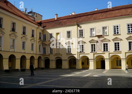 Vilnius, Lituania - 4 settembre 2023 - edificio universitario Foto Stock