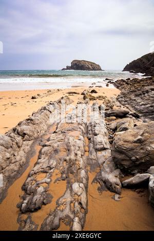 Interessante rock originale Foto Stock