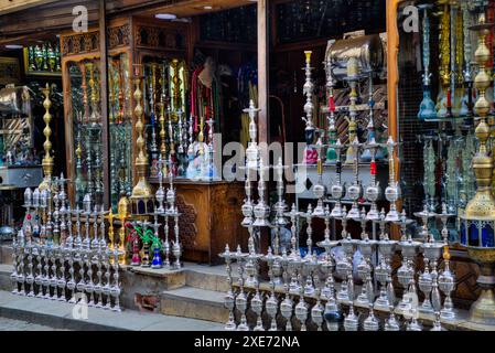 Narghilè in vendita, al-Muizz Street, il Cairo storico, il Cairo, Egitto, nord Africa, Africa Copyright: RichardxMaschmeyer 801-3942 Foto Stock