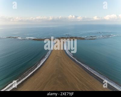 Spiaggia di Uvita, Parco Nazionale Marino Ballena, Costa Rica, America centrale Foto Stock