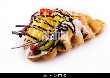 Hong kong o cialde bollicine con gelato Foto Stock