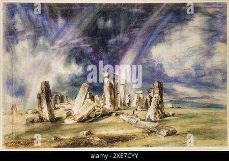 Stonehenge. John Constable. 1835 Foto Stock