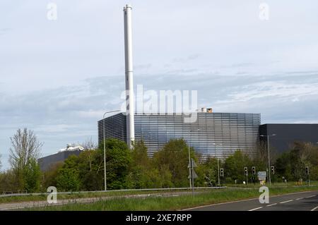 Energia prodotta dall'inceneritore Great Blakenham Ipswich Suffolk Foto Stock