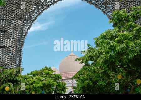Putrajaya, Malesia - 13 luglio 2023: Palazzo di giustizia, Corte Federale della Malesia Foto Stock