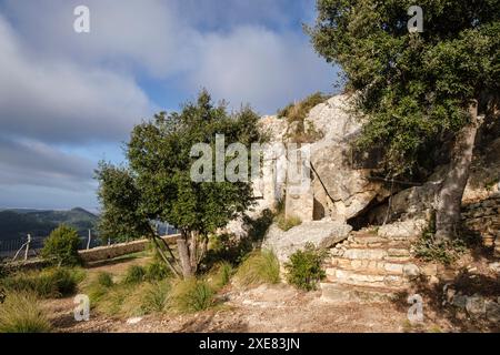 Ramon Llull grotta Foto Stock