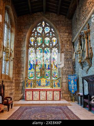 L'interno della cappella di Santa Caterina nella cattedrale di Sheffield, Sheffield. Inghilterra Foto Stock