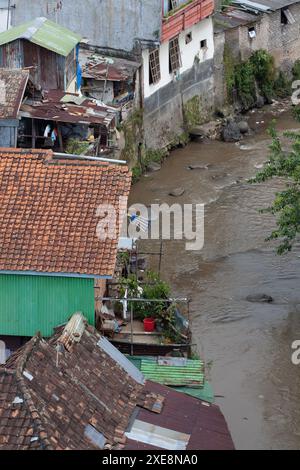 2009 novembre 28, Bandung, Indonesia: La zona residenziale. Foto Stock