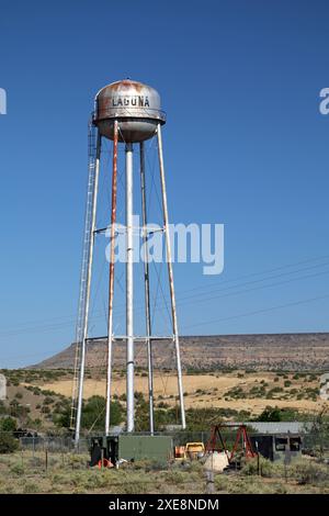 Water Tower sulla Route 66 Foto Stock