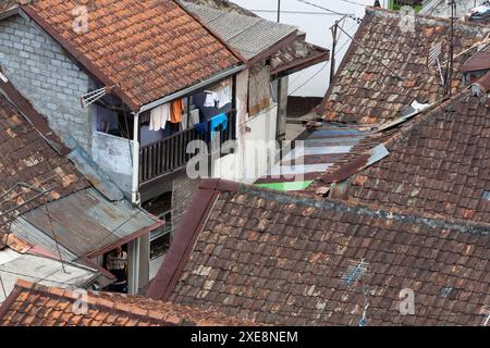 2009 novembre 28, Bandung, Indonesia: La zona residenziale. Foto Stock