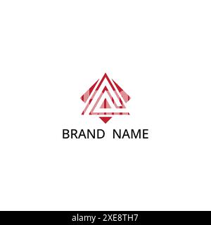 Illustrazione dell'icona Design Vector con logo Letter. Illustrazione Vettoriale