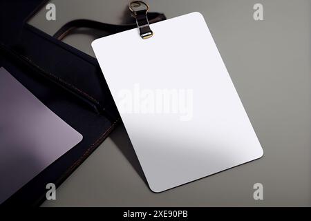 Office Badge Mockup Foto Stock