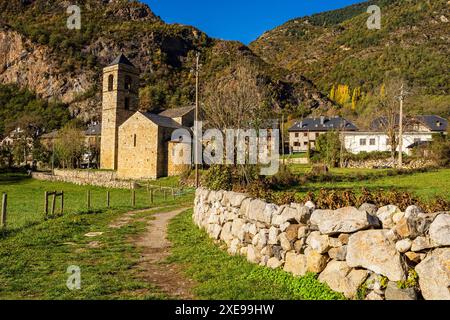 Sant Feliu de Barruera Foto Stock