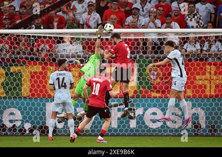 GELSENKIRCHEN - portiere georgiano Giorgi Mamardashvili durante la partita UEFA EURO 2024 del girone F tra Georgia e Portogallo all'Arena AufSchalke il 26 giugno 2024 a Gelsenkirchen, Germania. ANP | Hollandse Hoogte | Gerrit van Keulen Foto Stock