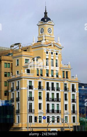 Palazzo di Villamejor e Torres de ColÃ³n a Madrid, Spagna Foto Stock