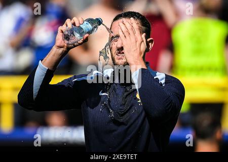 Adrien RABIOT di Francia durante la partita di calcio UEFA Euro 2024, gruppo D tra Francia e Polonia il 25 giugno 2024 al Signal Iduna Park di Dortmund, in Germania Foto Stock