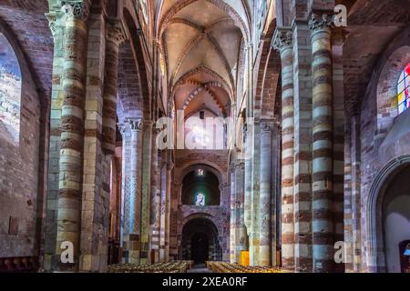 Basilica di Saint Julien, Brioude, Francia Foto Stock