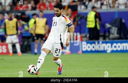 Francoforte sul meno, Ger. 23 giugno 2024. 23 giugno 2024, calcio, Euro 2024, turno preliminare, Svizzera C Germania, GER, Francoforte, stadio Ilkay Guendogan (Germania, 21), credito: HMB Media/Alamy Live News Foto Stock