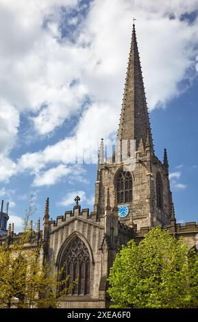 Chiesa cattedrale di San Pietro e San Paolo, Sheffield. Inghilterra Foto Stock