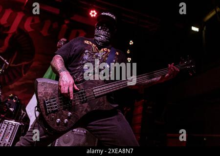 Concerto Brujeria Live al Slaughter Club - Paderno Dugnano , Milano, Italia 25 giugno 2024 © Giorgia De dato Foto Stock