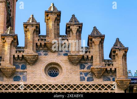 Dettaglio della stazione ferroviaria di Toledo Foto Stock