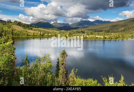 Magnifico e deserto paesaggio in Canada Foto Stock