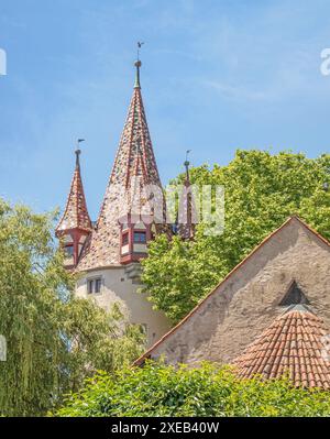 Torre dei furti a Lindau sul Lago di Costanza Foto Stock