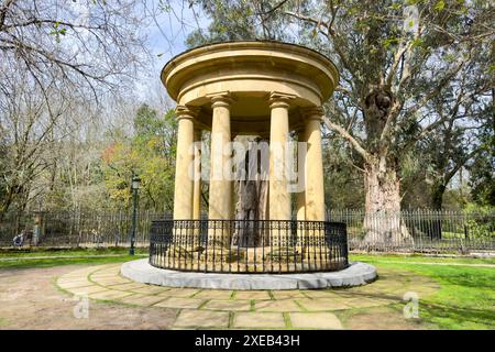 Il vecchio albero di quercia di Gernika che simboleggia le libertà tradizionali per il popolo Biscayano Foto Stock