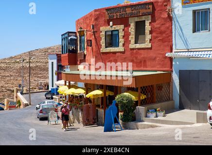 Congreve Channel Bar & Restaurant vicino alla grotta marina della Grotta Azzurra nella parte sud dell'isola di Malta Foto Stock