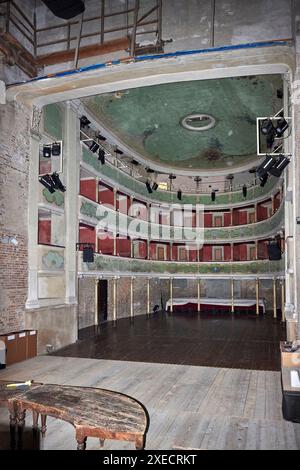 Gualtieri (re), il Teatro sociale del XVIII secolo Foto Stock