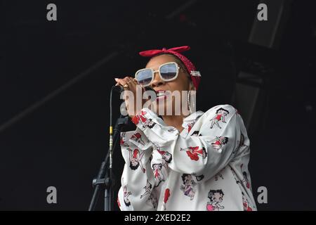 Hollie Cook a Bristol Sounds, Bristol, Regno Unito. 23 giugno 2024. Foto Stock