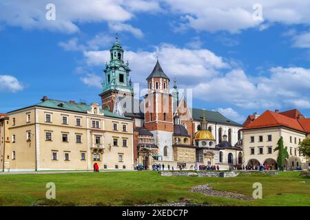 Cattedrale di Wawel, Cracovia in Polonia Foto Stock