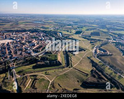 Città fortificata di Palmanova. Perla dell'UNESCO. Foto Stock