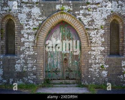 TROON CEMETERY E CHAPEL NEWTON ROAD CAMBORNE CORNWALL Foto Stock