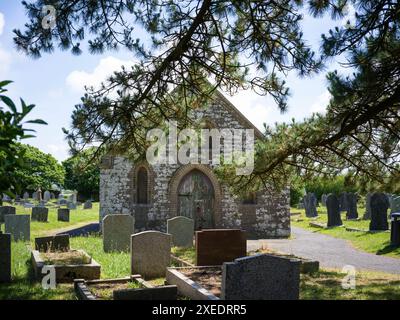 TROON CEMETERY E CHAPEL NEWTON ROAD CAMBORNE CORNWALL Foto Stock