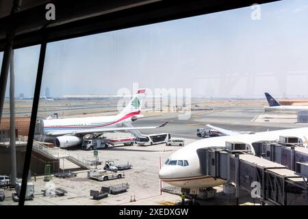 Middle East Airlines, aeroporto di Jeddah, Arabia Saudita, JED, Asia Foto Stock