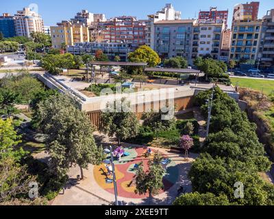 Parco pubblico di Pocoyo, Palma, Maiorca, Isole Baleari, Spagna Foto Stock