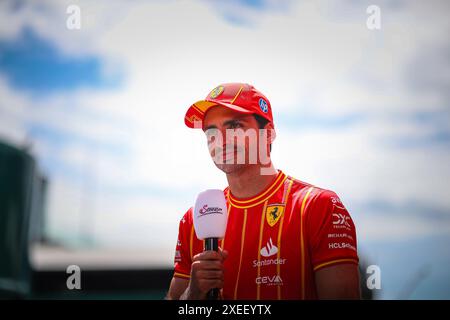 55 Carlos Sainz, (ESP) Scuderia Ferrari durante il GP d'Austria, Spielberg 27-30 giugno 2024, Formula 1 World Championship 2024. Foto Stock