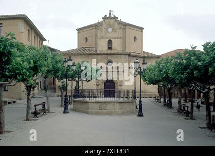 IGLESIA - FOTO AÑOS 80. Luogo: IGLESIA. Elciego. ALAVA. SPAGNA. Foto Stock